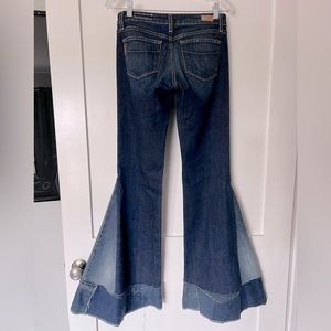 Customized Paige Hollywood Hills Jeans - Extreme Flare - Size 27